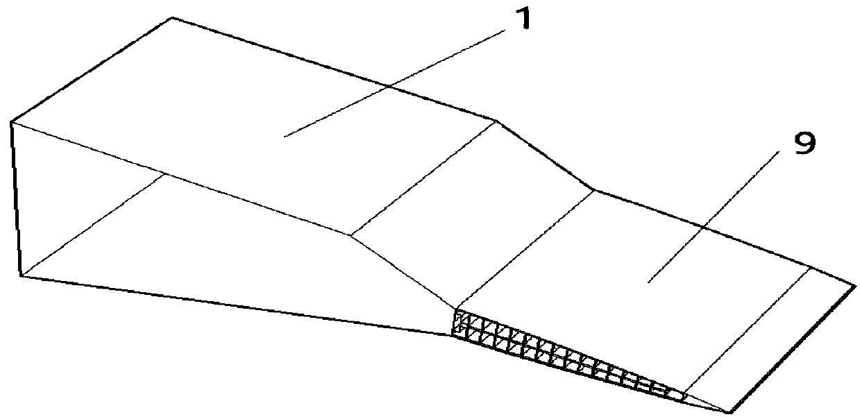 Deformable tuyere for inhibiting wind-induced vibration of bridge