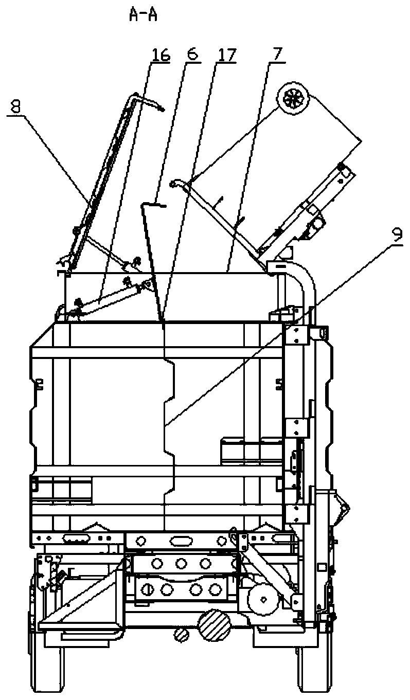 Garbage classifying collecting transfer trolley
