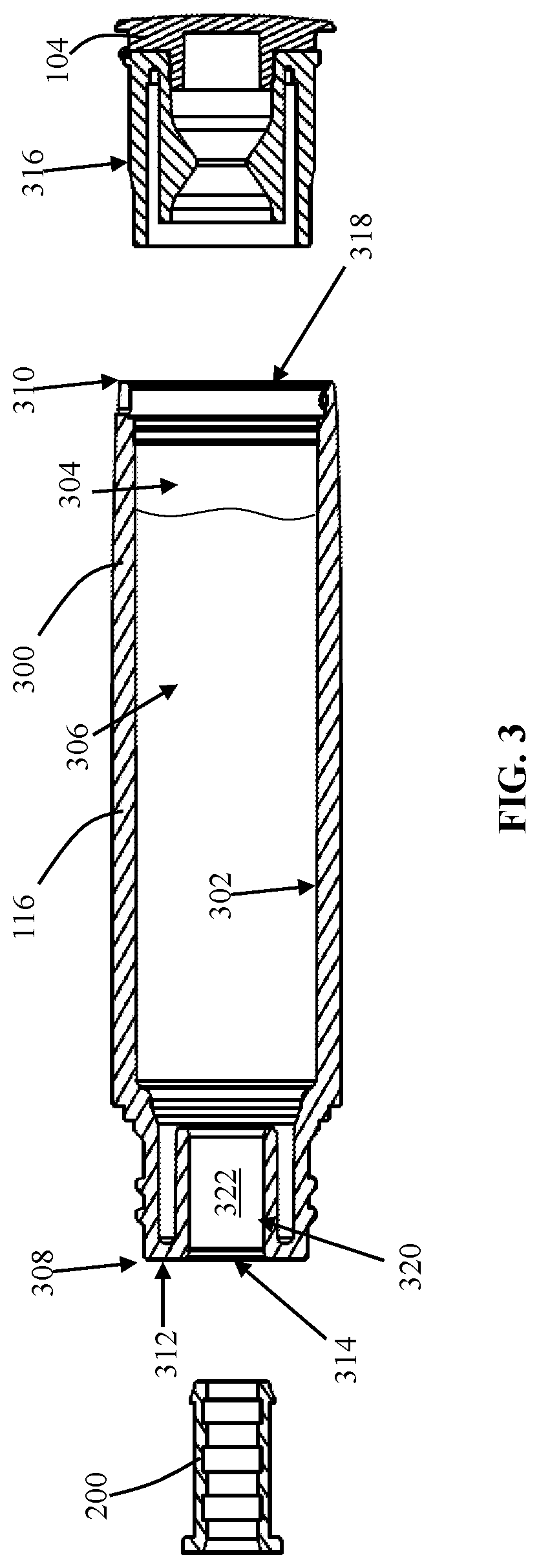 Single-handed extendable cosmetic applicator