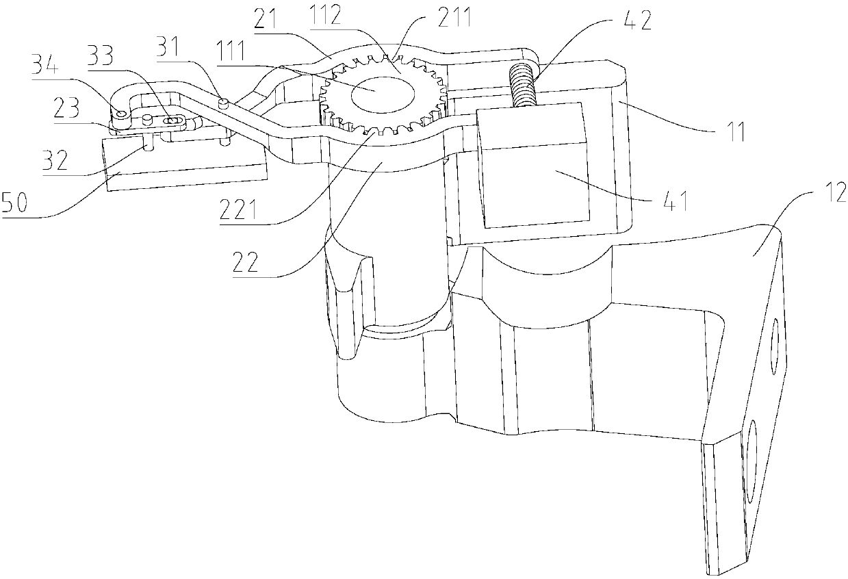 Vehicle door connecting structure, vehicle door opening and closing control system and vehicle