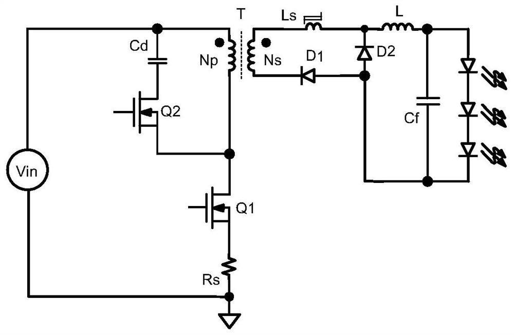 Zero-voltage switch forward direct-current direct-current converter and control method thereof