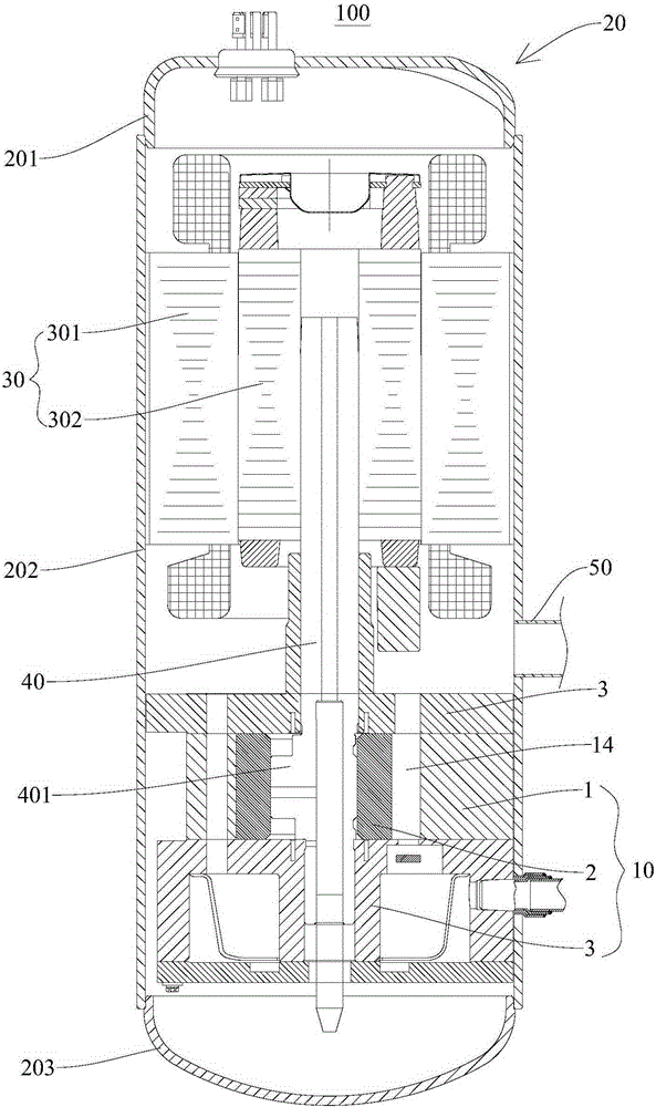 Rotary compressor and compression mechanism thereof