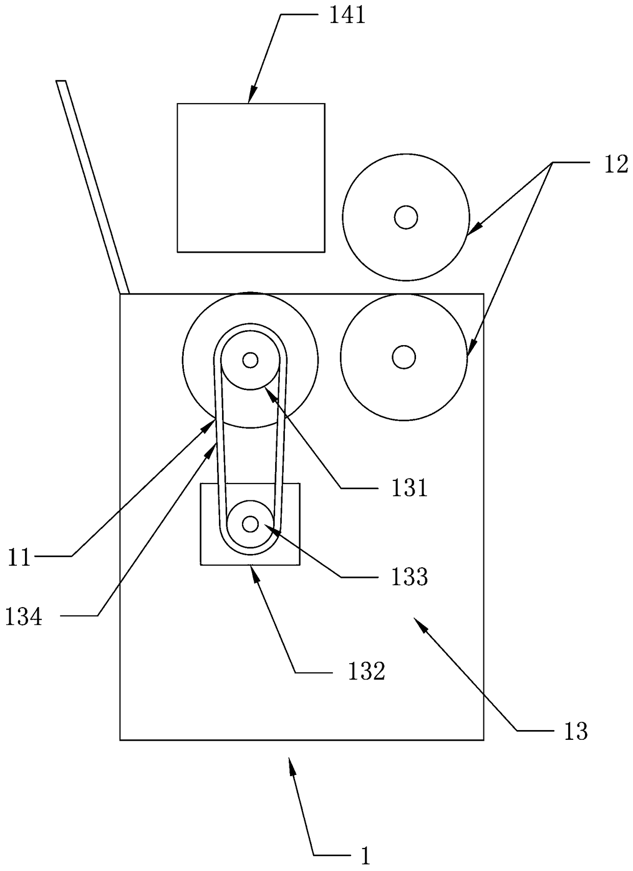 Folding, box nailing and stacking integrated machine for corrugated paper boxes