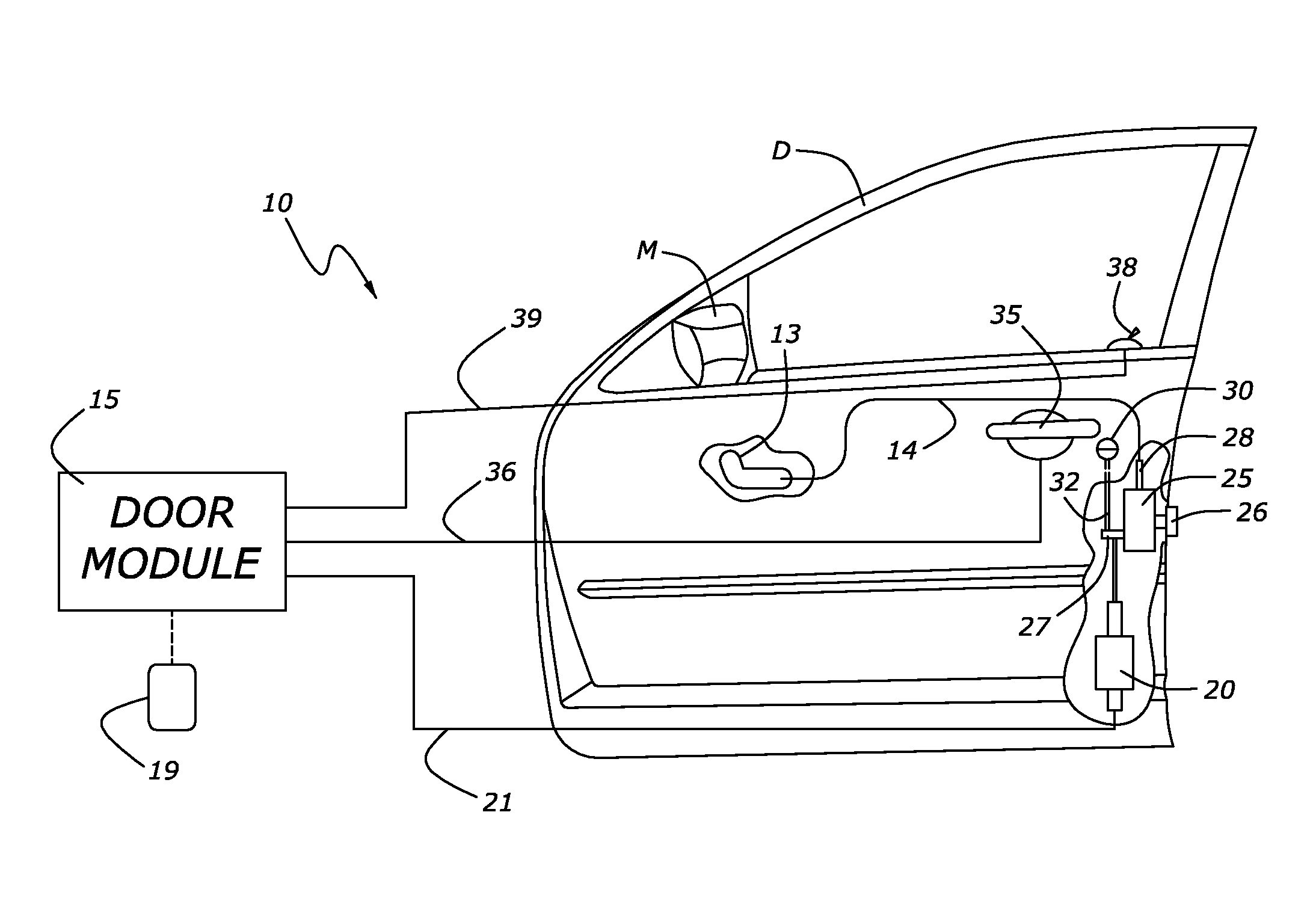 Passive Entry System for Automotive Vehicle Doors