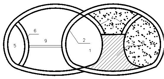 Tunnel excavation method for extending existing single-hole tunnel into double-arch tunnel