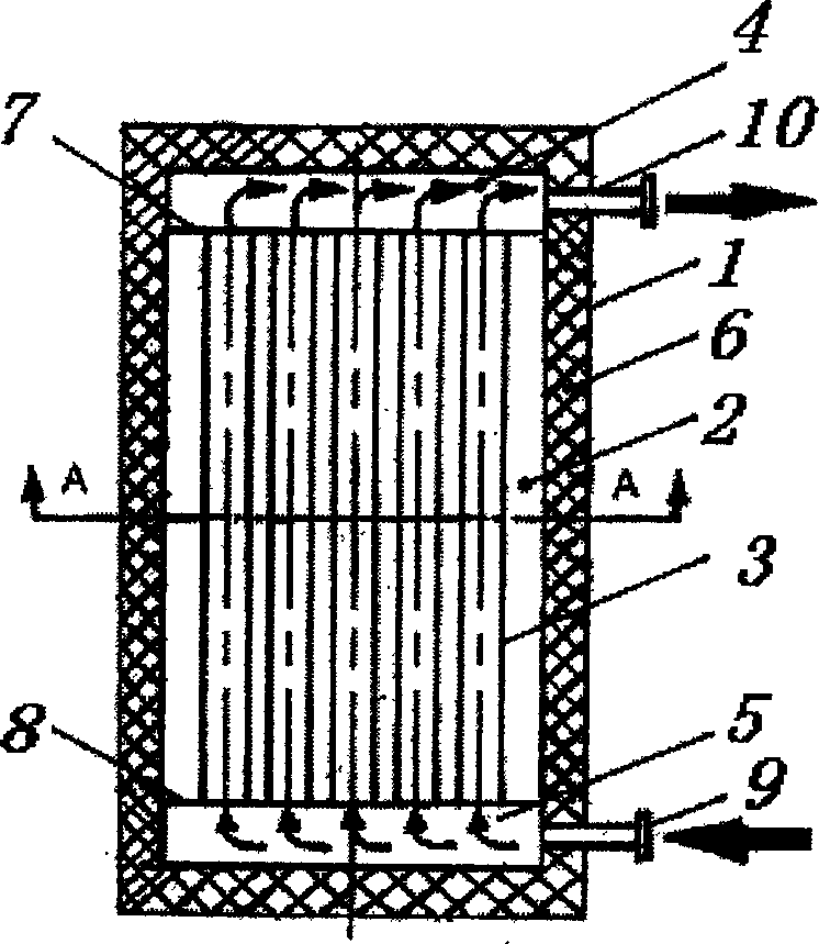 Phase-change cold-storage device for air conditioner