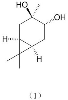 Application of carane-3, 4-diol as herbicide or in preparation of herbicide