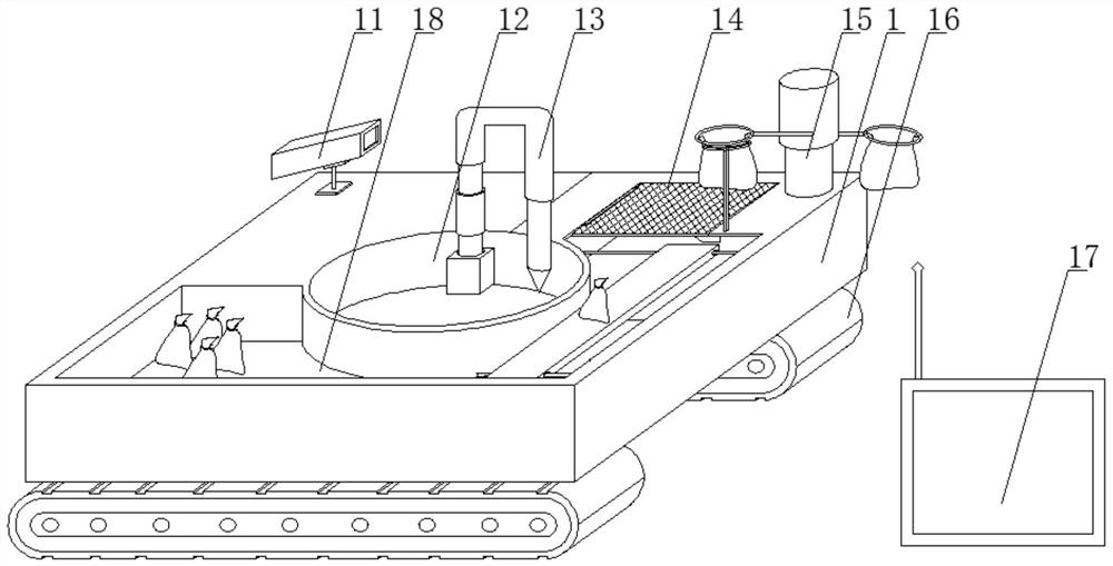 Automatic sampling equipment and method for surface soil in dry land