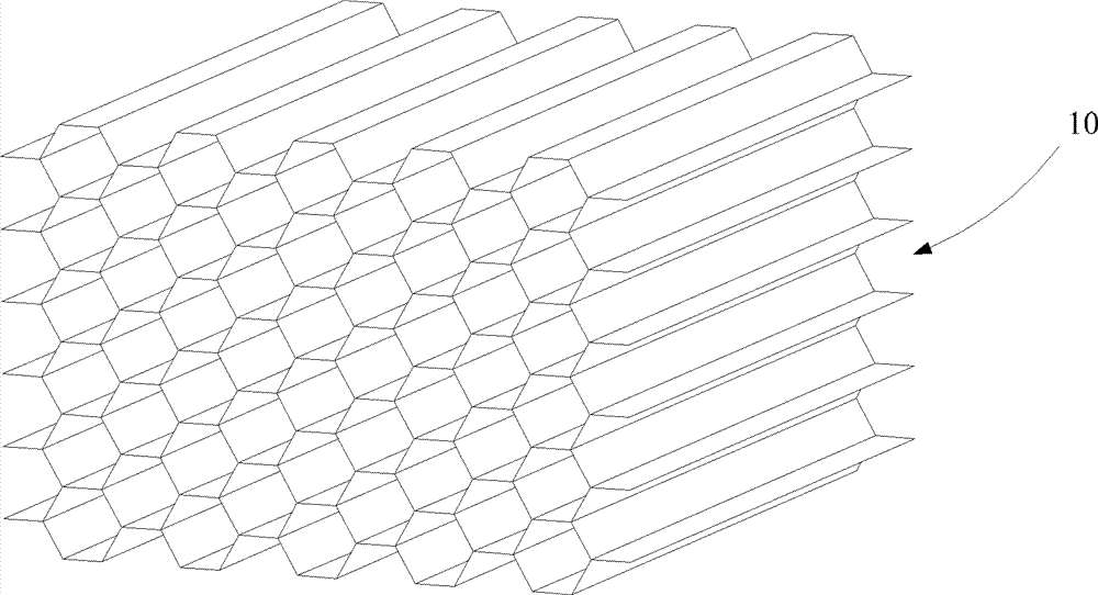 Honeycomb carbon fiber energy absorber and its manufacturing method and manufacturing equipment