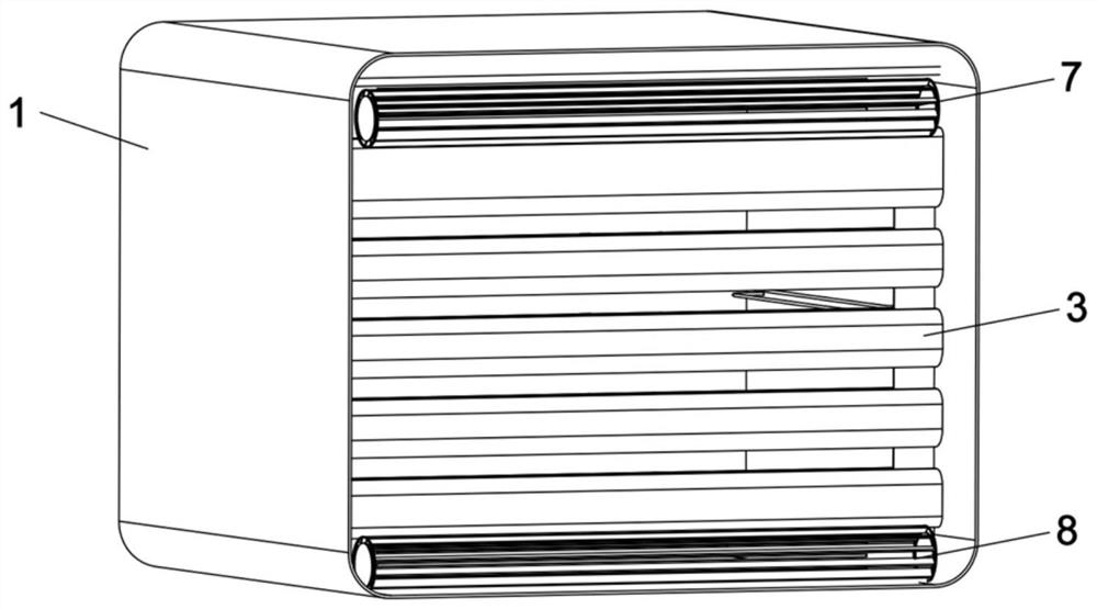 Hot air circulation structure and oven