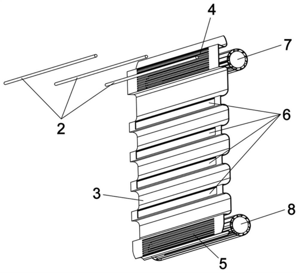 Hot air circulation structure and oven