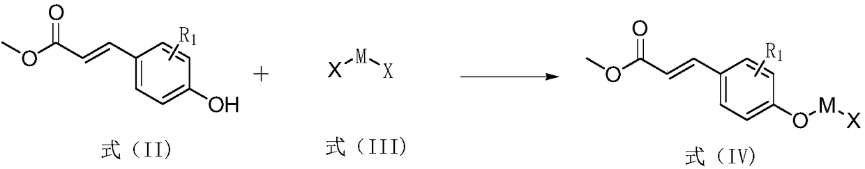 1-Deoxynojirimycin-methyl hydroxycinnamate hybrid derivative and preparation method and application thereof