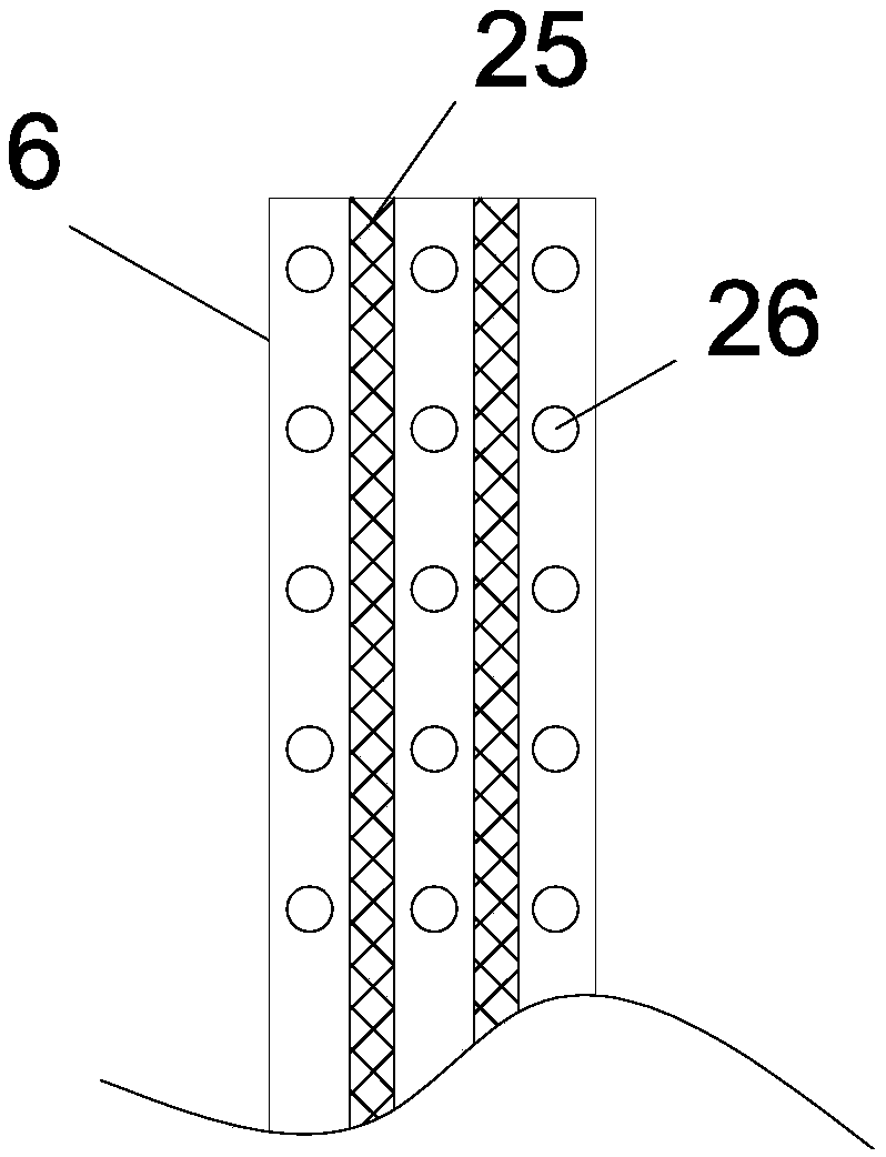 Concrete high-efficiency stirring device with cleaning function