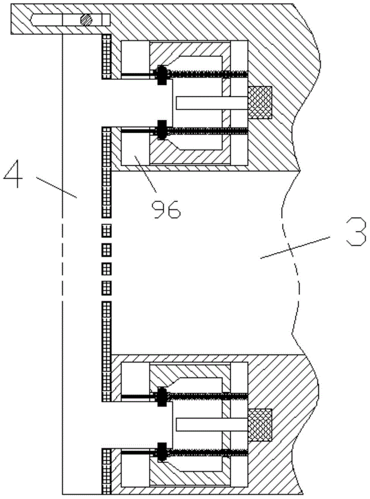 Power distribution cabinet provided with circular corner protrusion portion