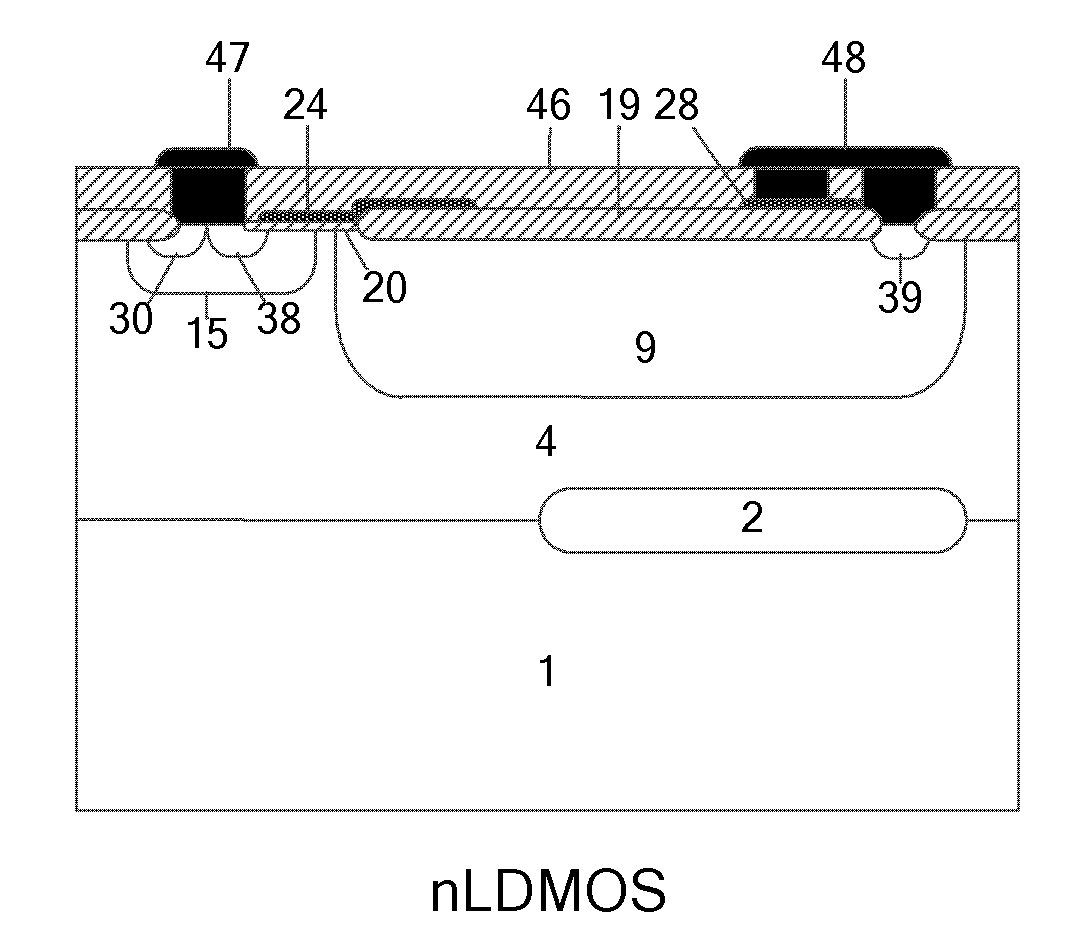 P-type epitaxial layer-based binary coded decimal (BCD) integrated device and manufacturing method thereof