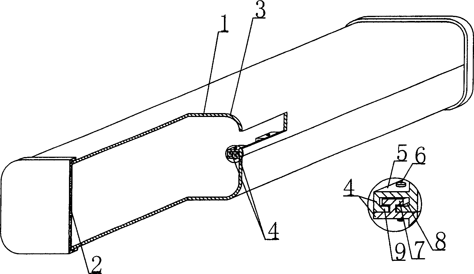 Plastic pipe with thin wall