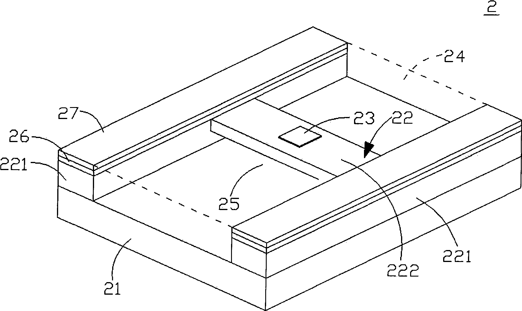 Surface bonding type film fuse structure and manufacturing method thereof
