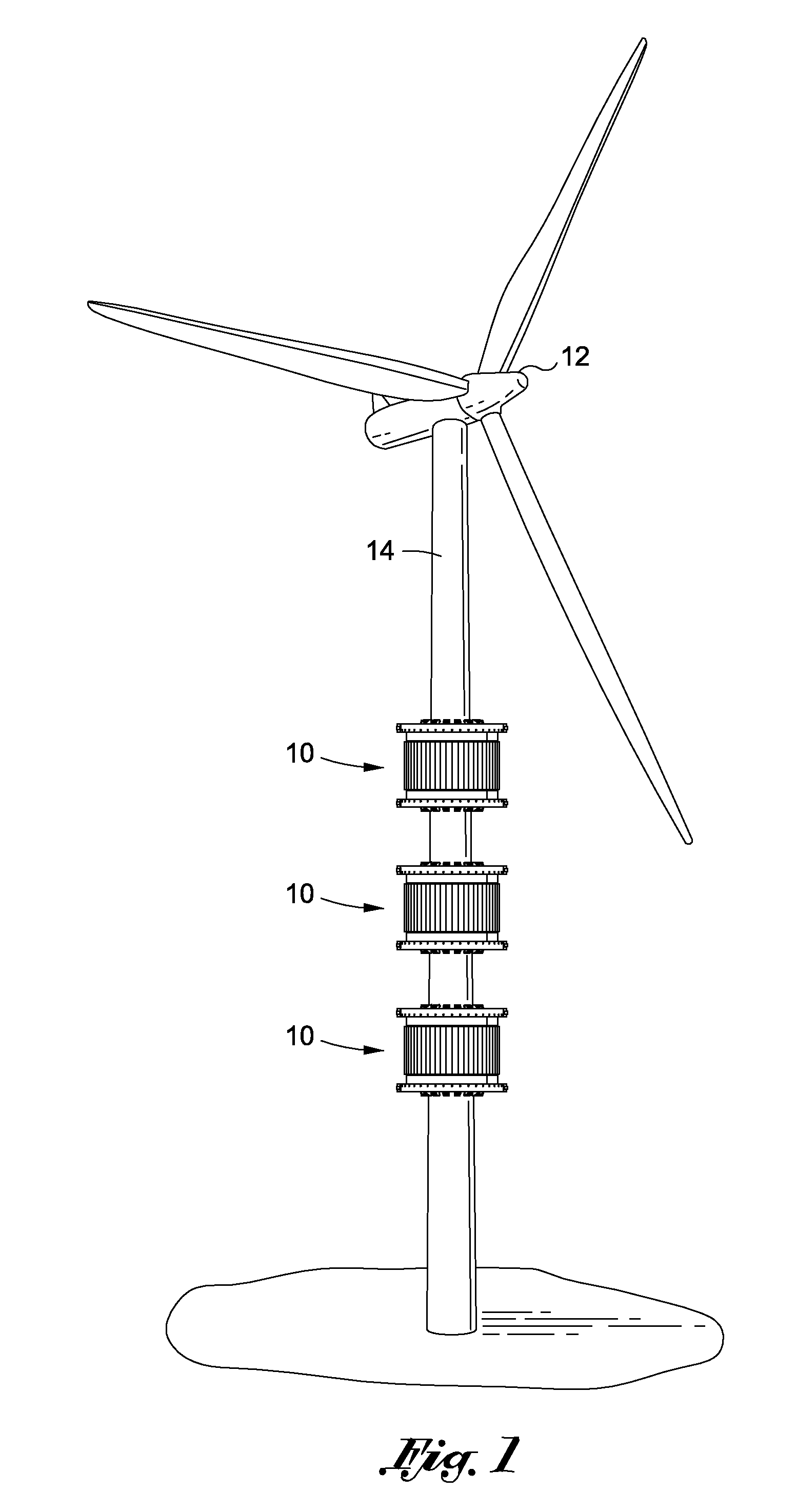 Split collar mountable wind turbine