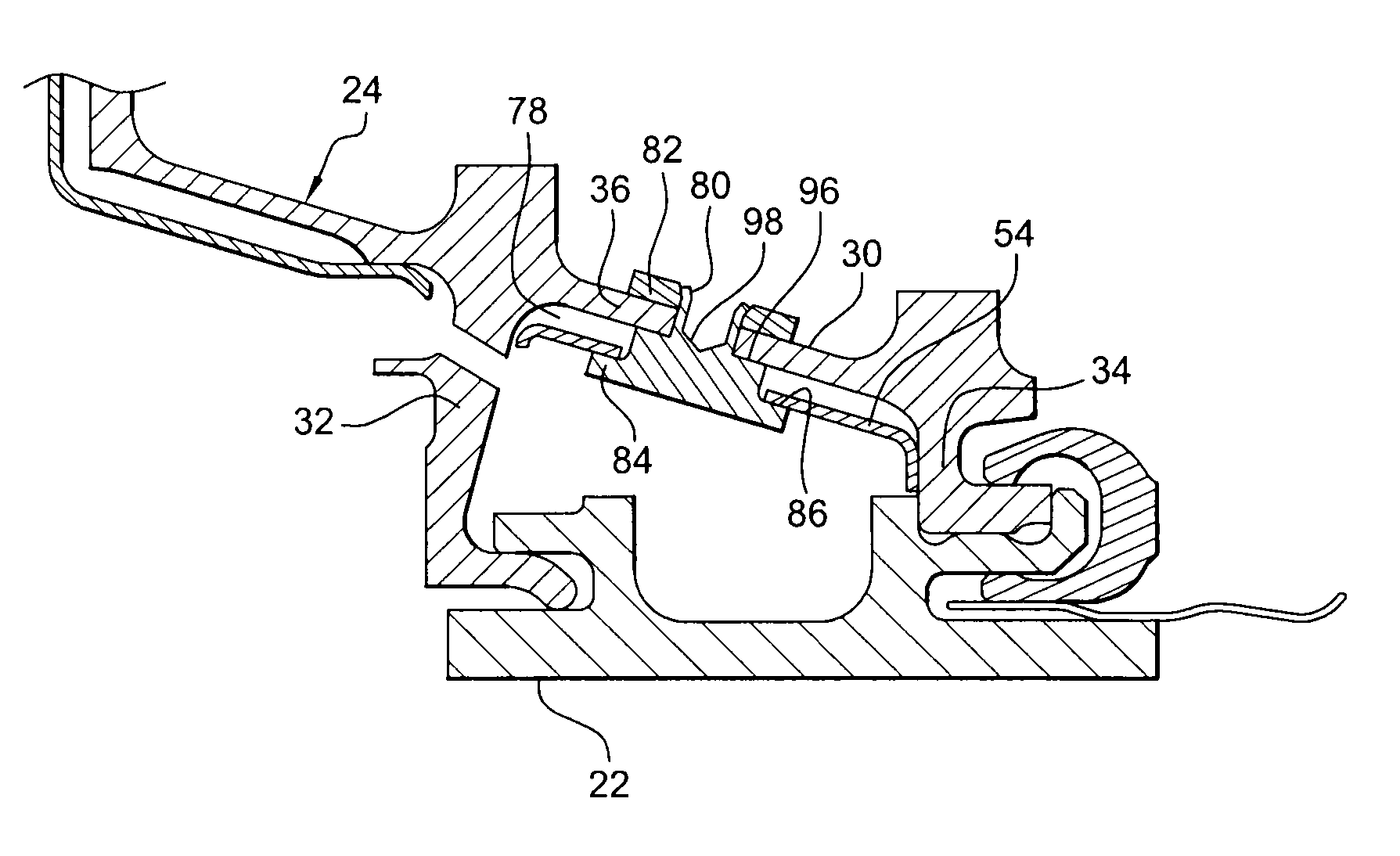 Control of clearance at blade tips in a high-pressure turbine of a turbine engine