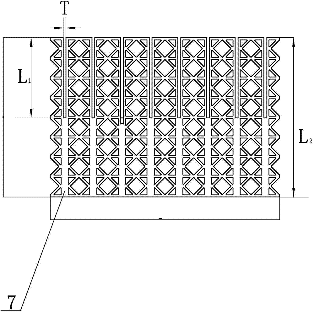 Cycle microcosmic truss insert and manufacturing method of cycle microcosmic truss structure body