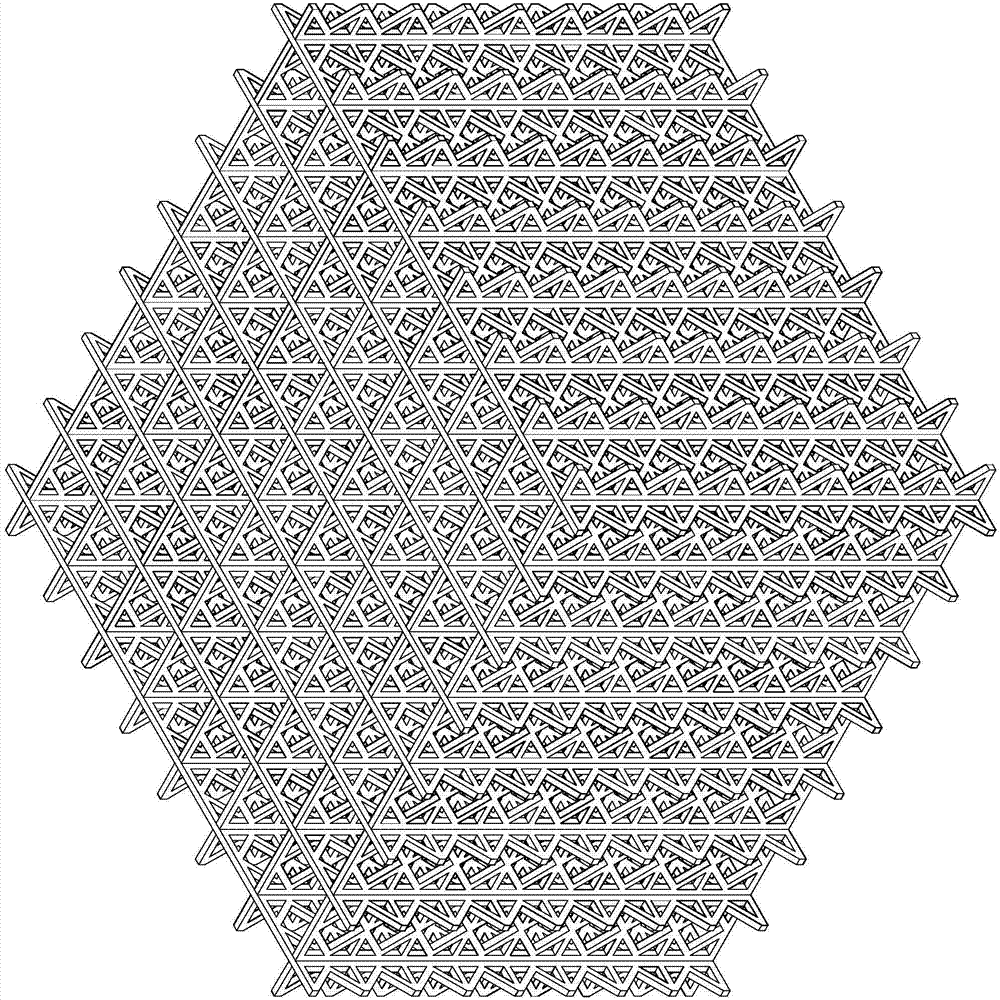 Cycle microcosmic truss insert and manufacturing method of cycle microcosmic truss structure body