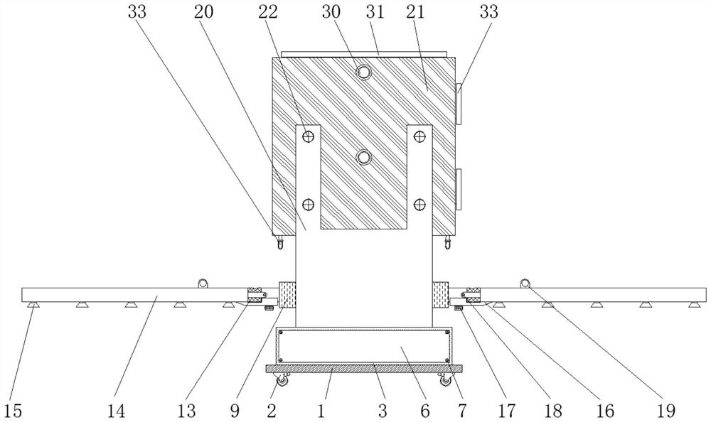 Movable spraying device for soil remediation