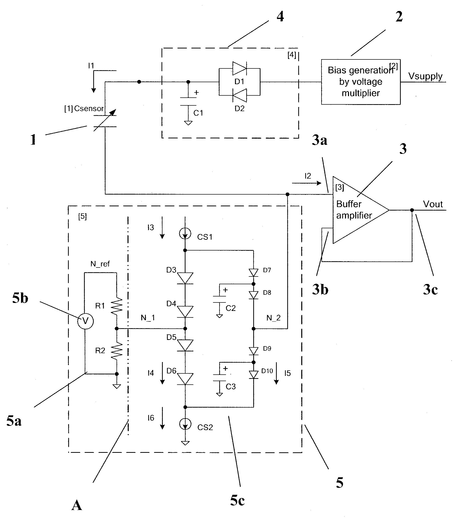 Device and method for biasing a transistor amplifier