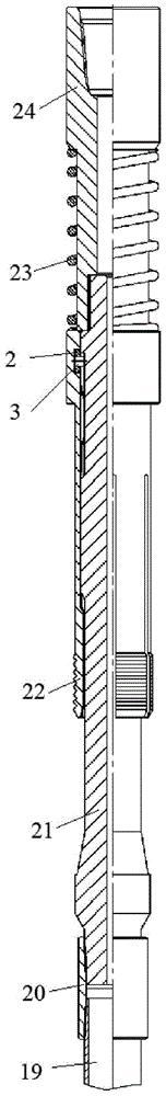 Downhole string cutting and fishing integrated tool and its construction method