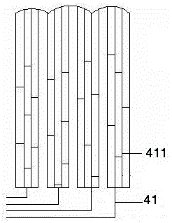 LCD (liquid crystal display) integral touch device with an external copper process