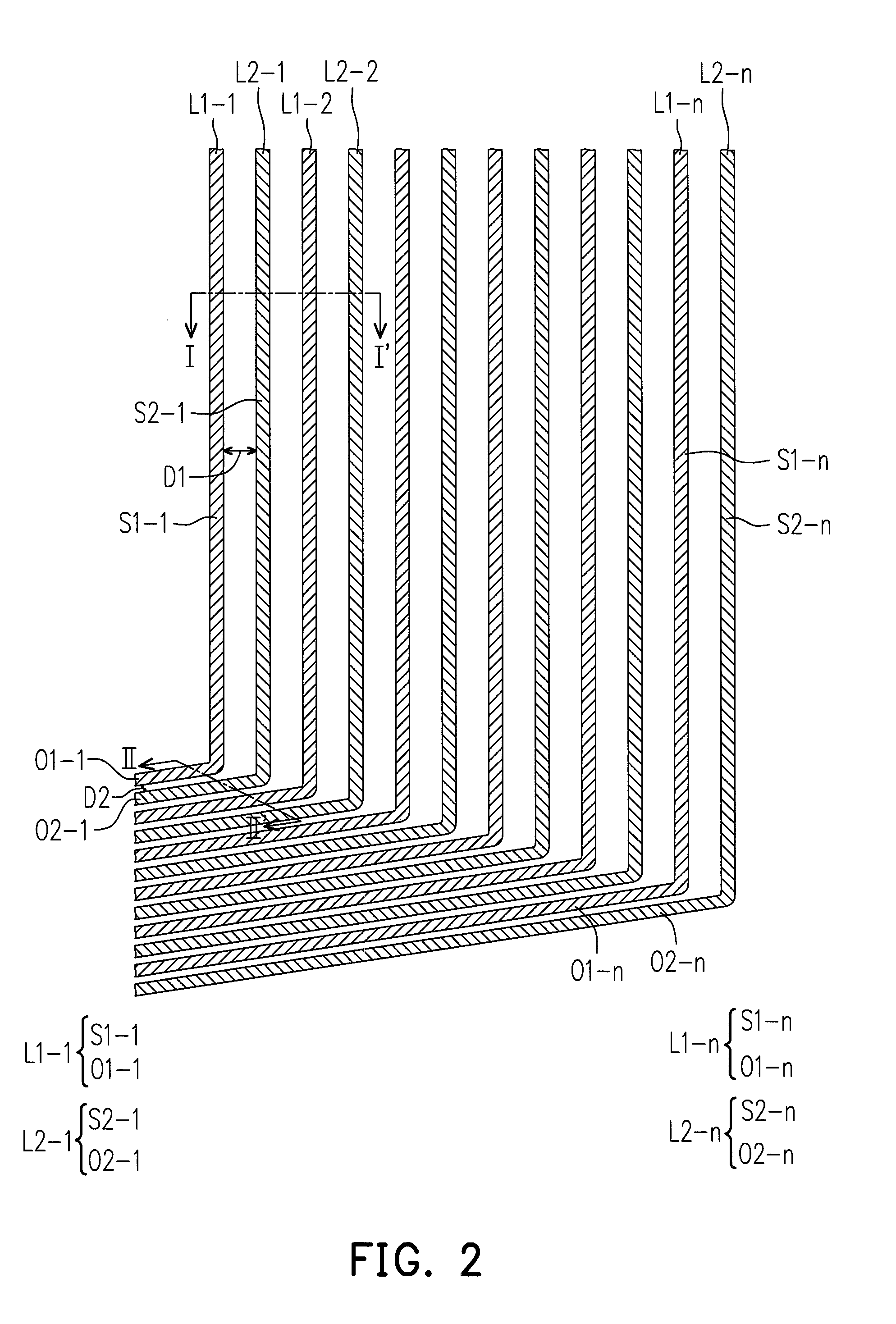 Lead line structure and display panel having the same