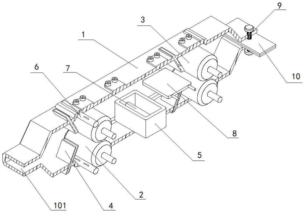 A textile machine dust removal device