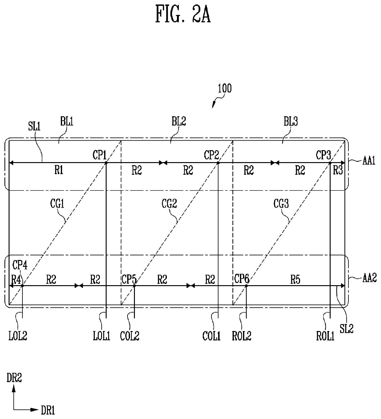 Display device having scan signals with adjustable pulse widths