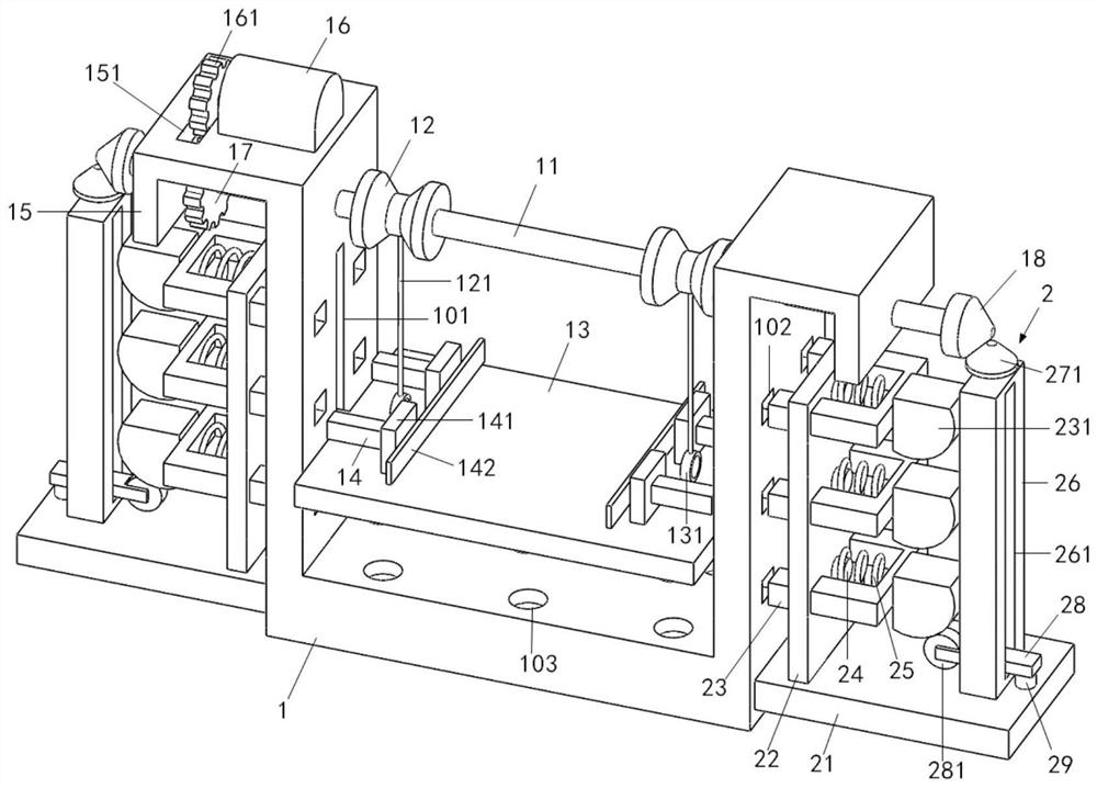 A building material lifting device whose safety performance increases step by step with height