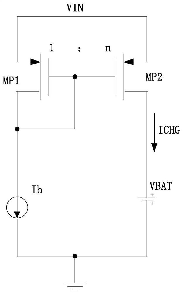 A circuit and method for implementing trickle charging in a switch mode charger