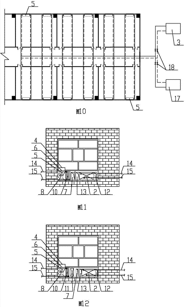 Distributed fresh air supply air-conditioning method and air conditioner