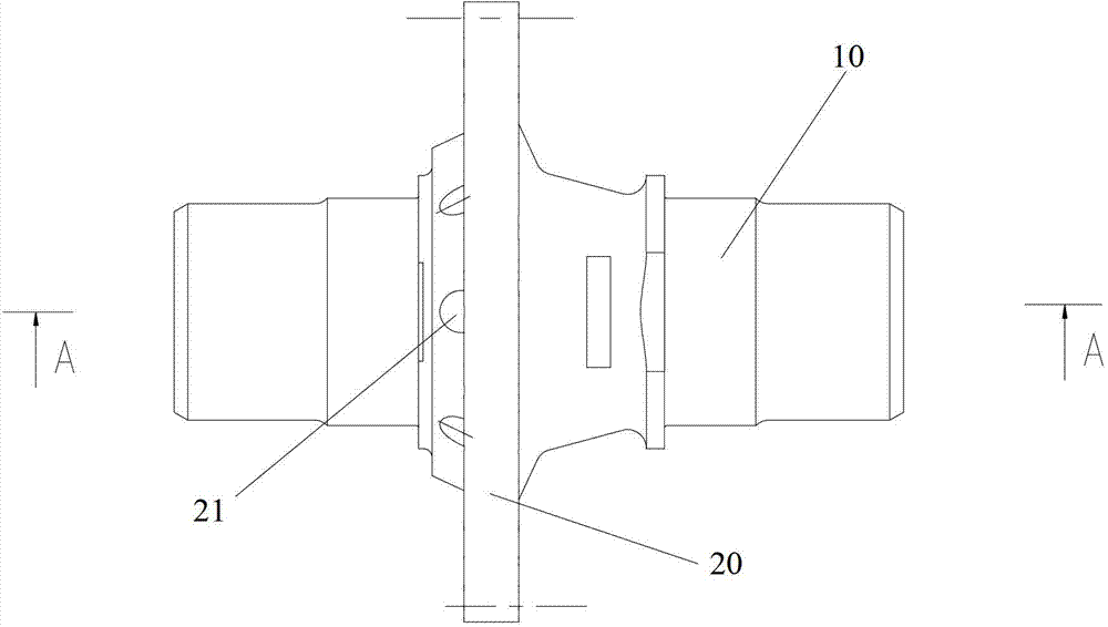 Oil-gas separation gear and engine provided with same