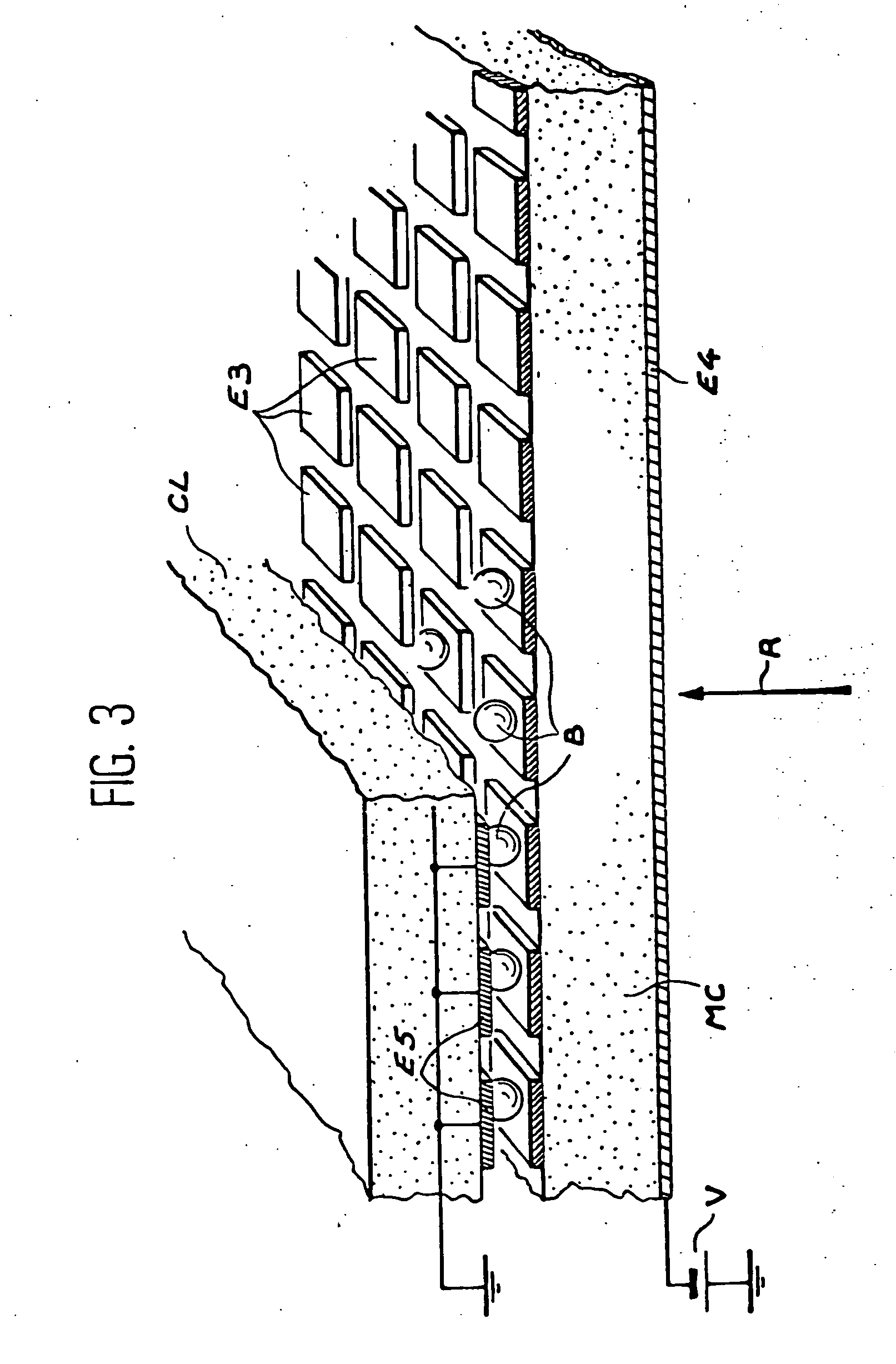 Radiation detector using a composite material and process for manufacturing this detector