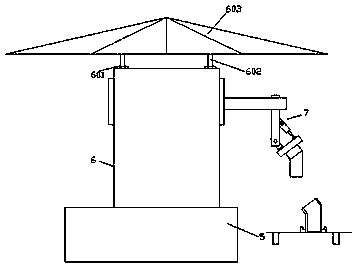 Novel special-shaped water cup device