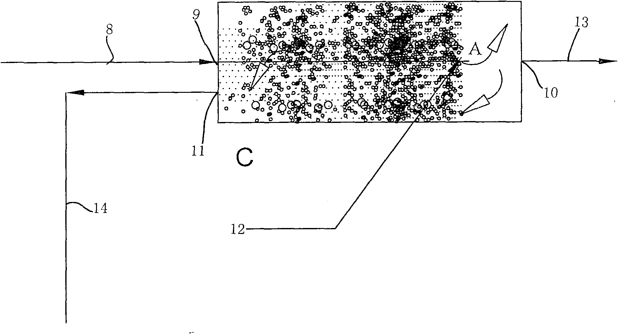 Adsorption and analysis device of headspace sample
