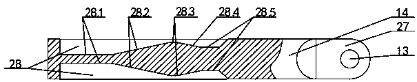 A kind of rapid cut-off device for liquid conveying pipeline