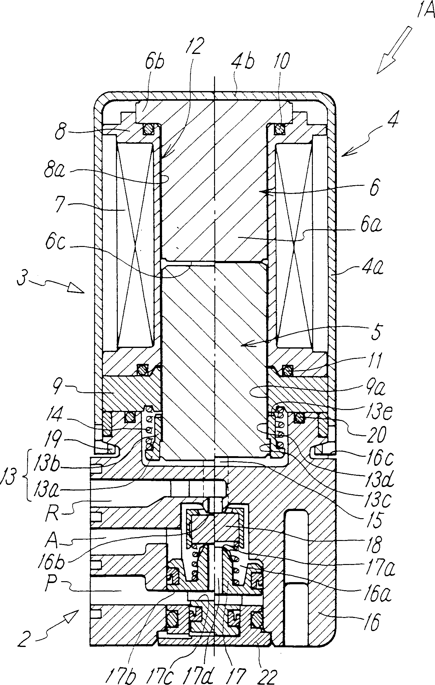 Electromagnetic valve solenoid