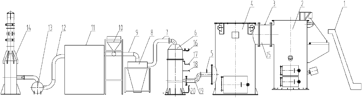 Waste incineration system and high-efficiency incineration control method