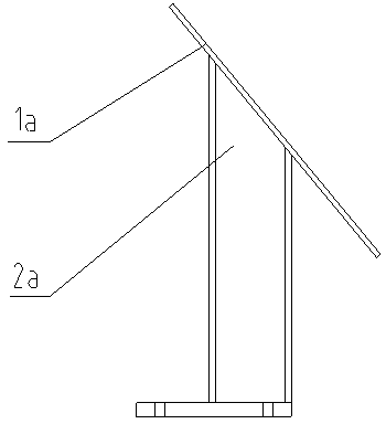 Method for mounting support column of slag notch of incinerator