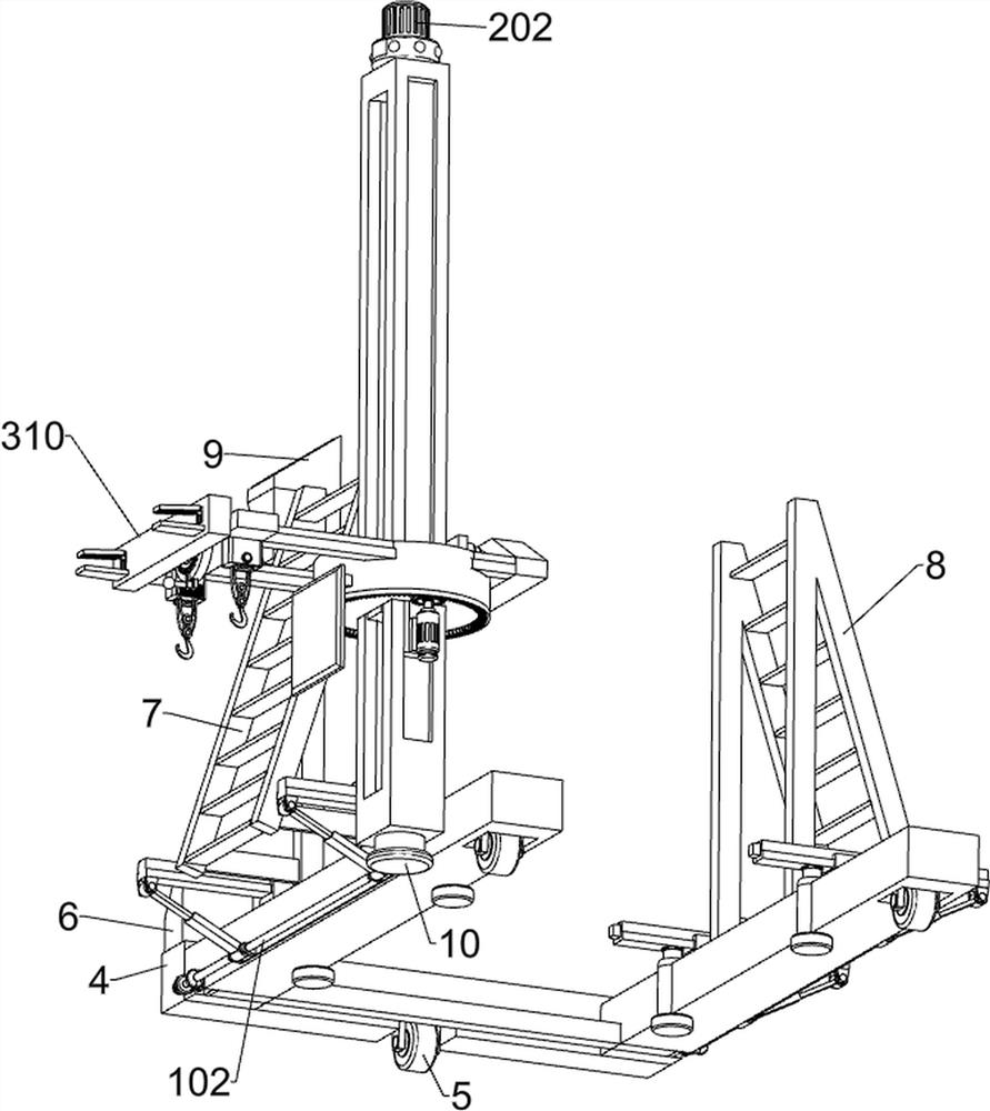 Mechanical lifting device for helicopter repair and maintenance