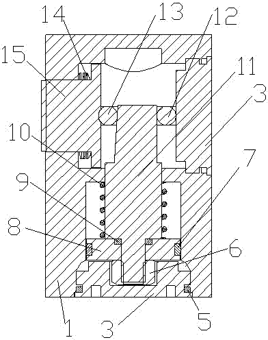 Energy-saving and compact type guide rail clamping device