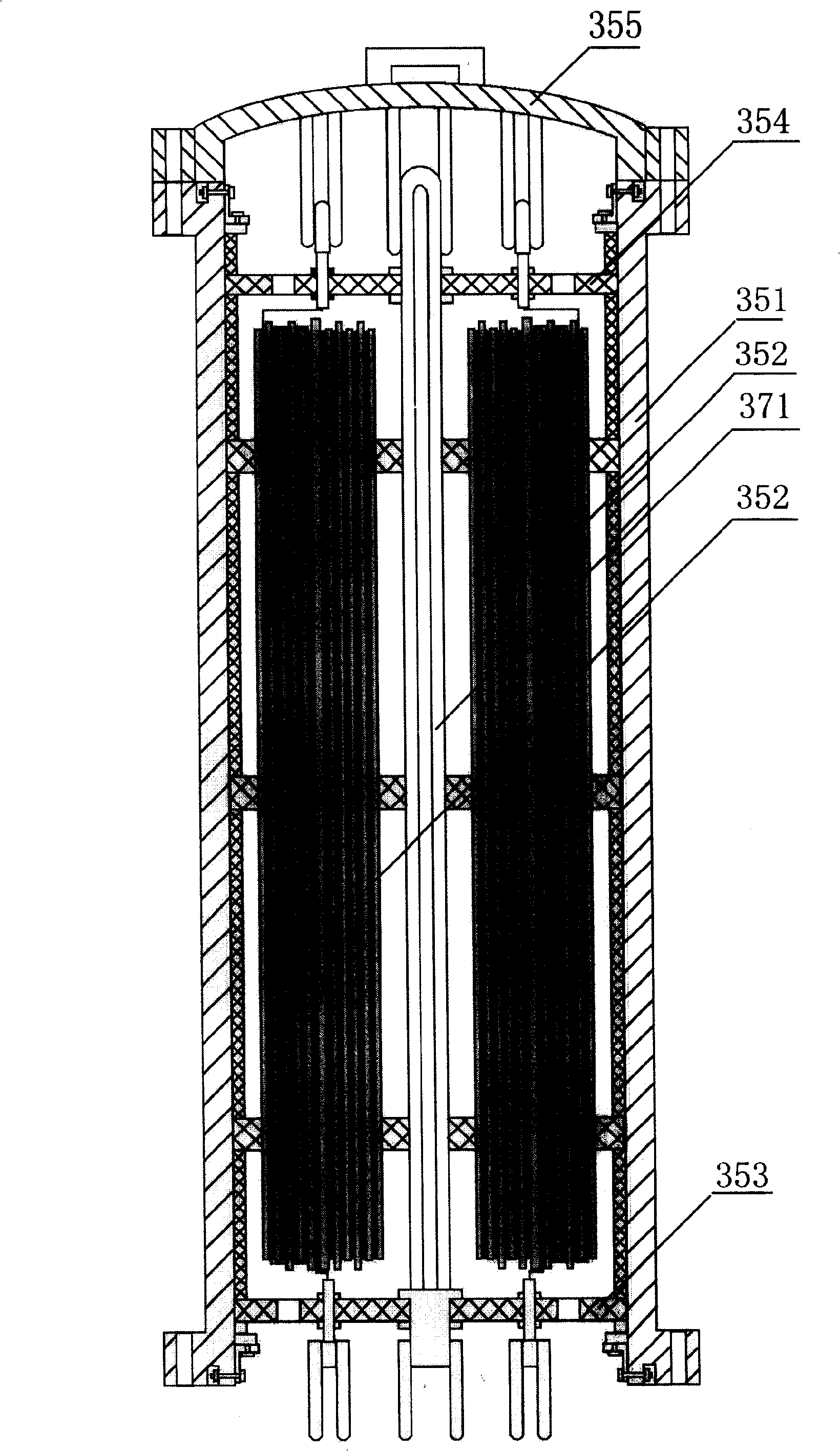 Bidirectional energy-storage high-speed disjunction contact for extra-high voltage breaker