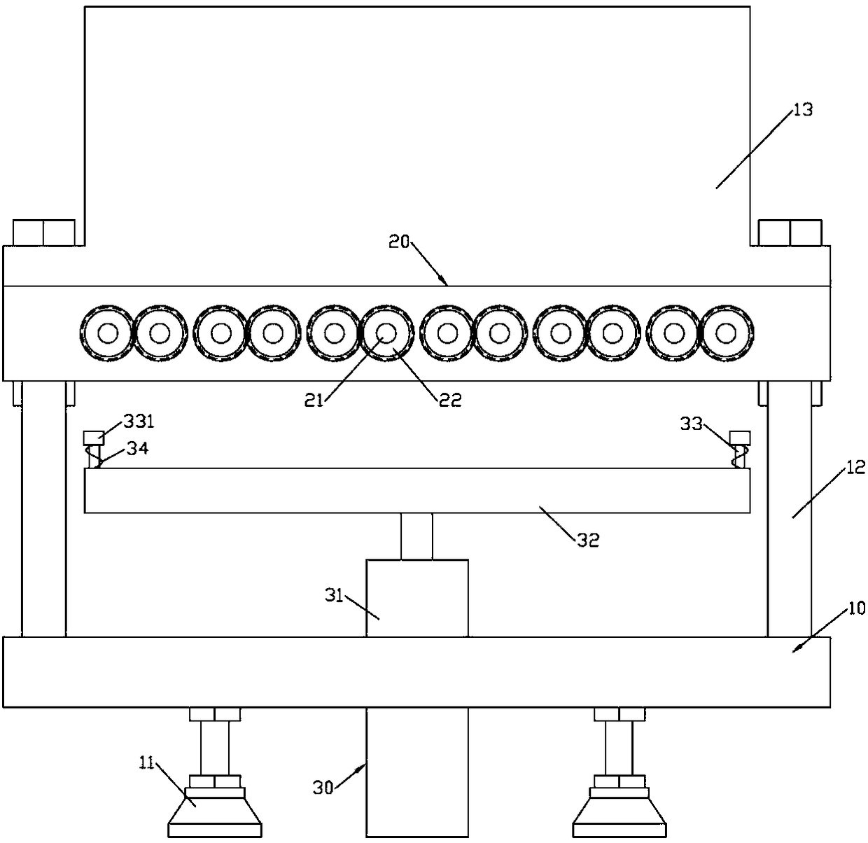 Device for assembling keyboard key elastic body