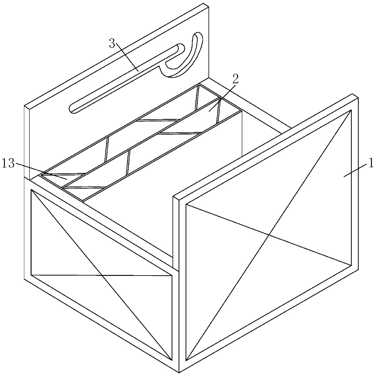 Agricultural product packaging box