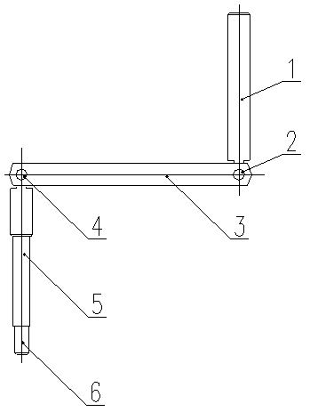 Operating handle for handcart type vacuum circuit breaker