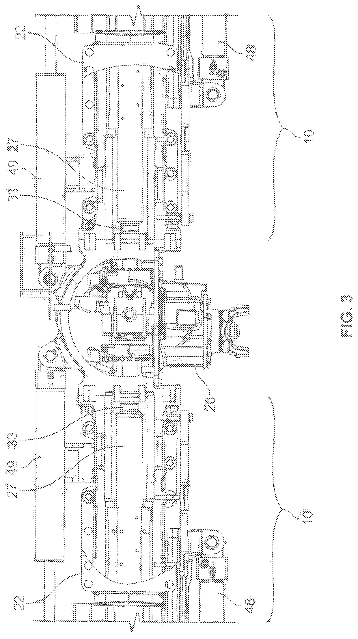 Adjustable wheel track axle with independent wheel angle control for an agricultural vehicle